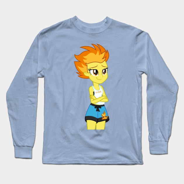 Spitfire Equestria Girl Long Sleeve T-Shirt by CloudyGlow
